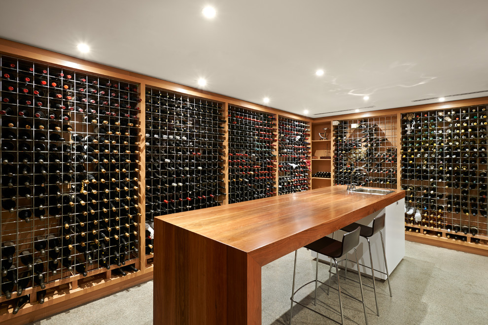 Wine cellar Contemporary Wine Cellar Melbourne by Mihaly