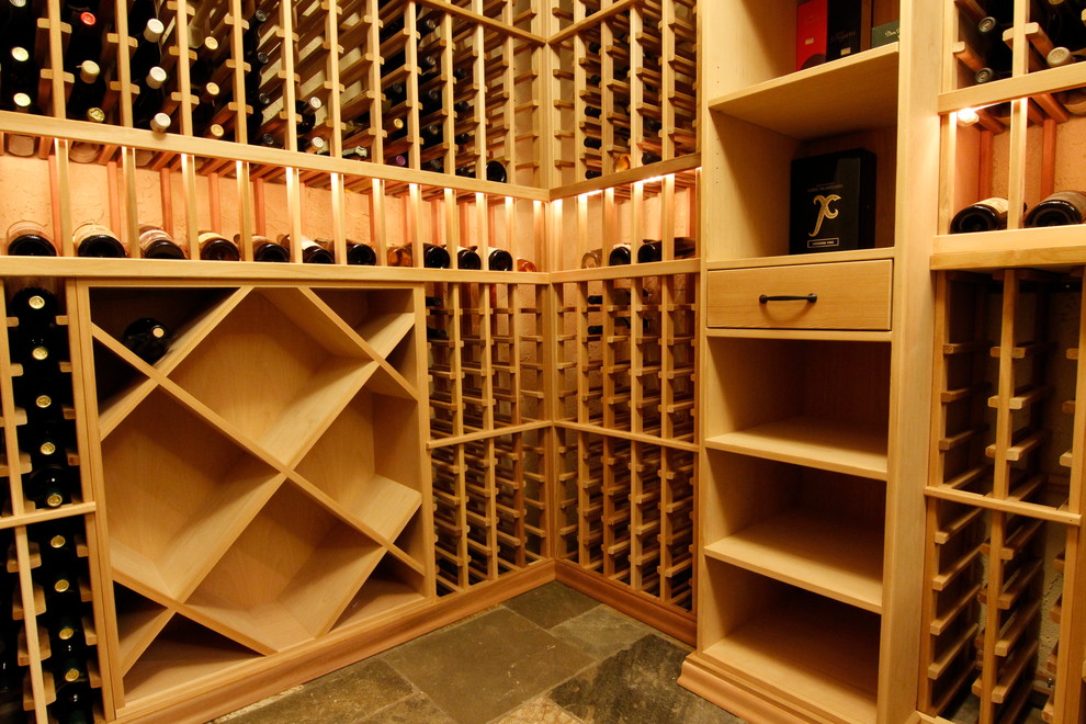This is an example of a classic wine cellar in Seattle.