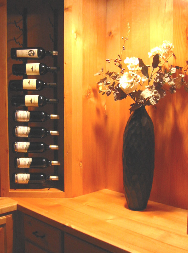 Inspiration for a contemporary wine cellar in Minneapolis.