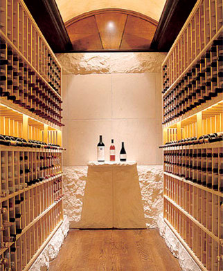 Inspiration for a timeless wine cellar remodel in San Francisco