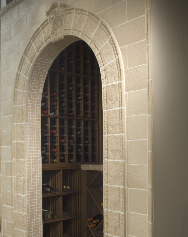 Inspiration for a classic wine cellar in New York.
