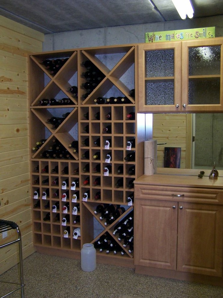 This is an example of a classic wine cellar in Grand Rapids.