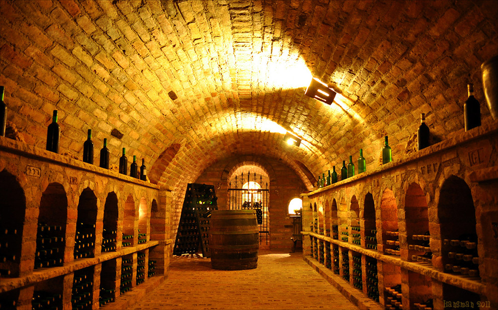 This is an example of a classic wine cellar in New York.