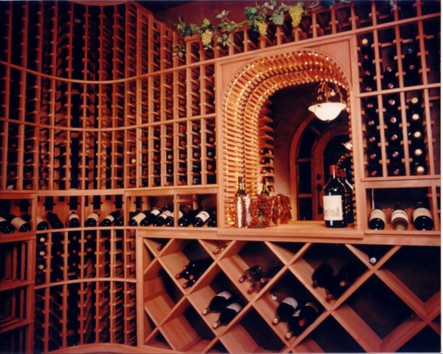 Valentini Showroom Cellar, Scottsdale, AZ Traditional Wine Cellar