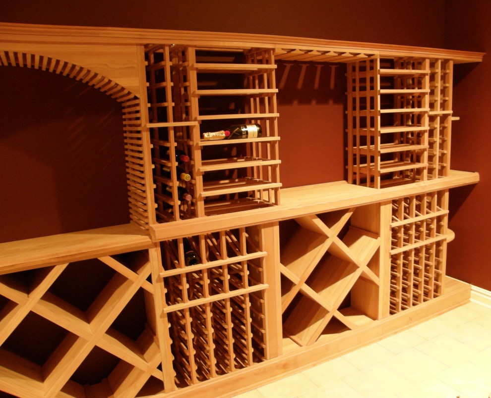 wine cellars Traditional Wine Cellar St Louis by The Magnum