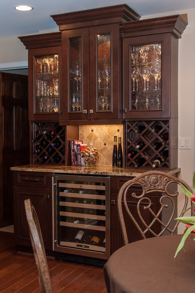 Inspiration for a timeless wine cellar remodel in Detroit