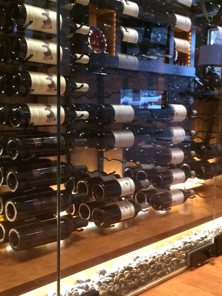 Wine Display Wall Modern Wine Cellar Denver by Signature Interiors/Rita Coltrane Houzz
