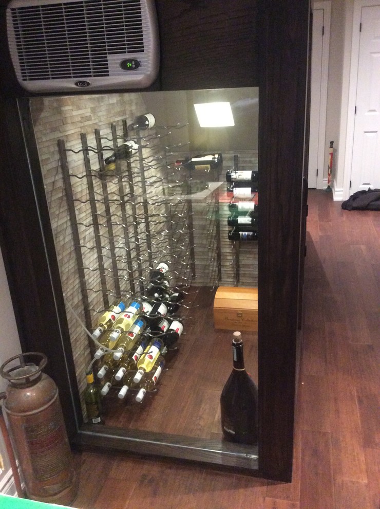 Wine Locker under basement stairs Wine Cellar Toronto by Wish