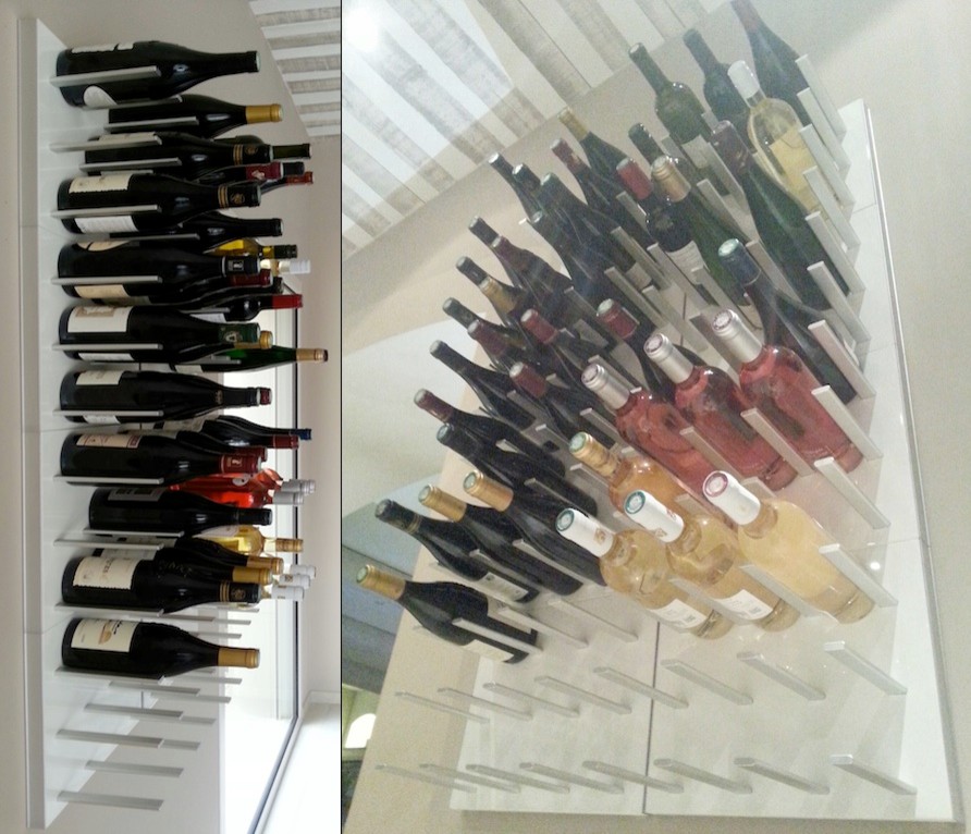 Design ideas for a large modern wine cellar in San Francisco.