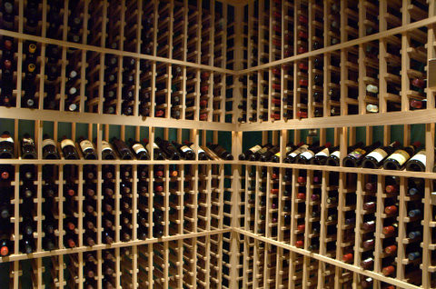 Inspiration for a transitional wine cellar remodel in San Francisco