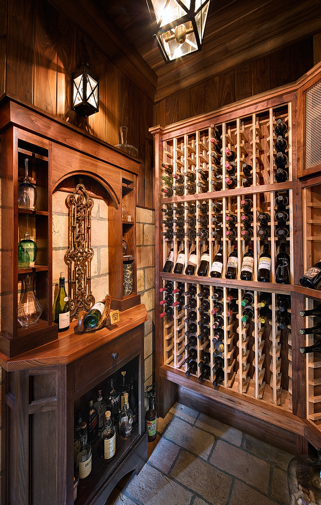 Inspiration for a timeless wine cellar remodel in Charleston