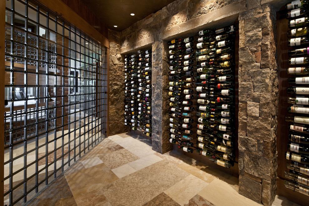 Transitional wine cellar photo in Salt Lake City