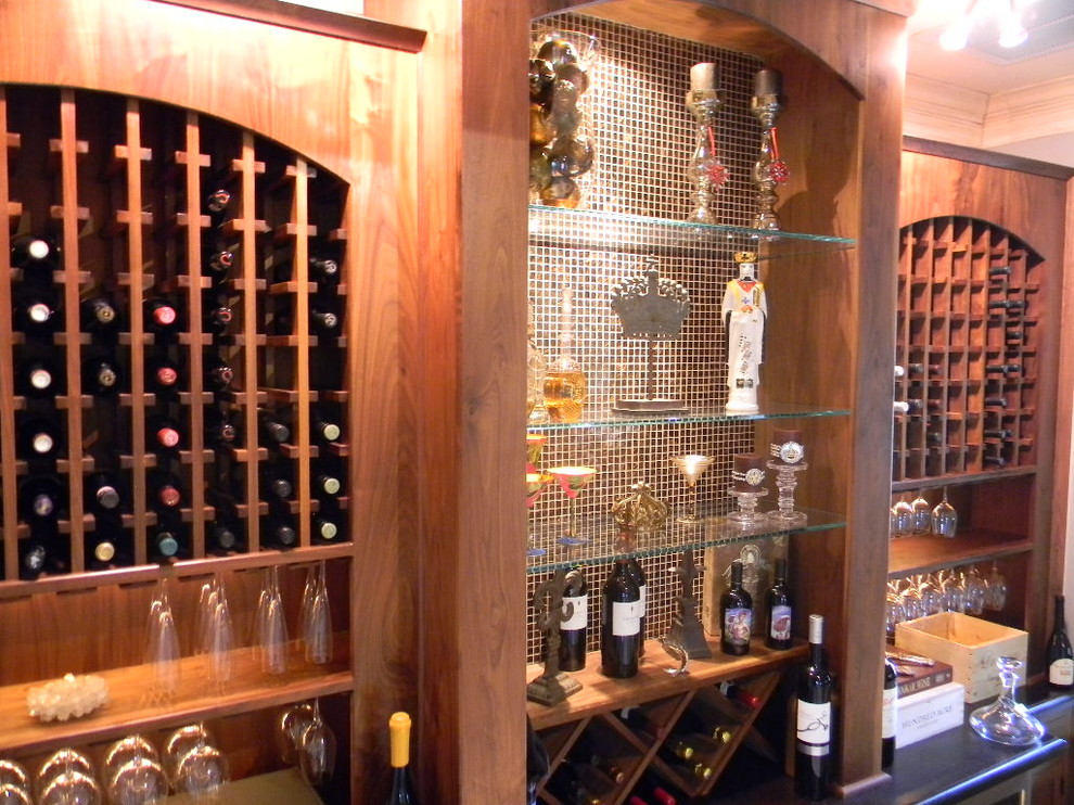 Elegant wine cellar photo in Houston