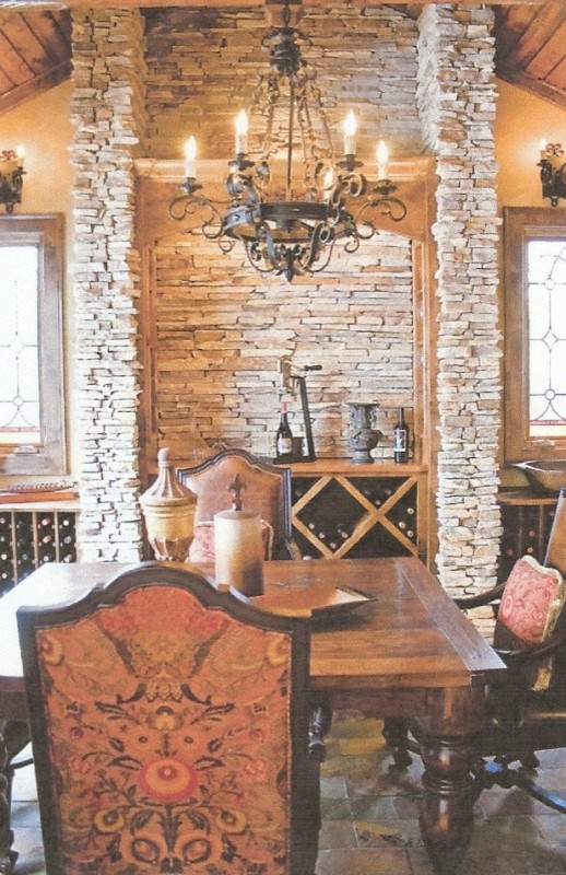 Wine Tasting Room Traditional Wine Cellar Indianapolis by