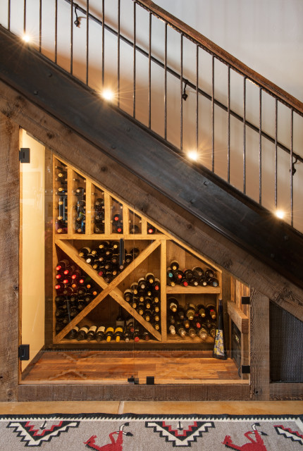 20 Ingenious Wine Storage Areas Under the Stairs