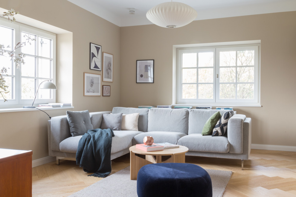 Design ideas for a scandi living room in Other.