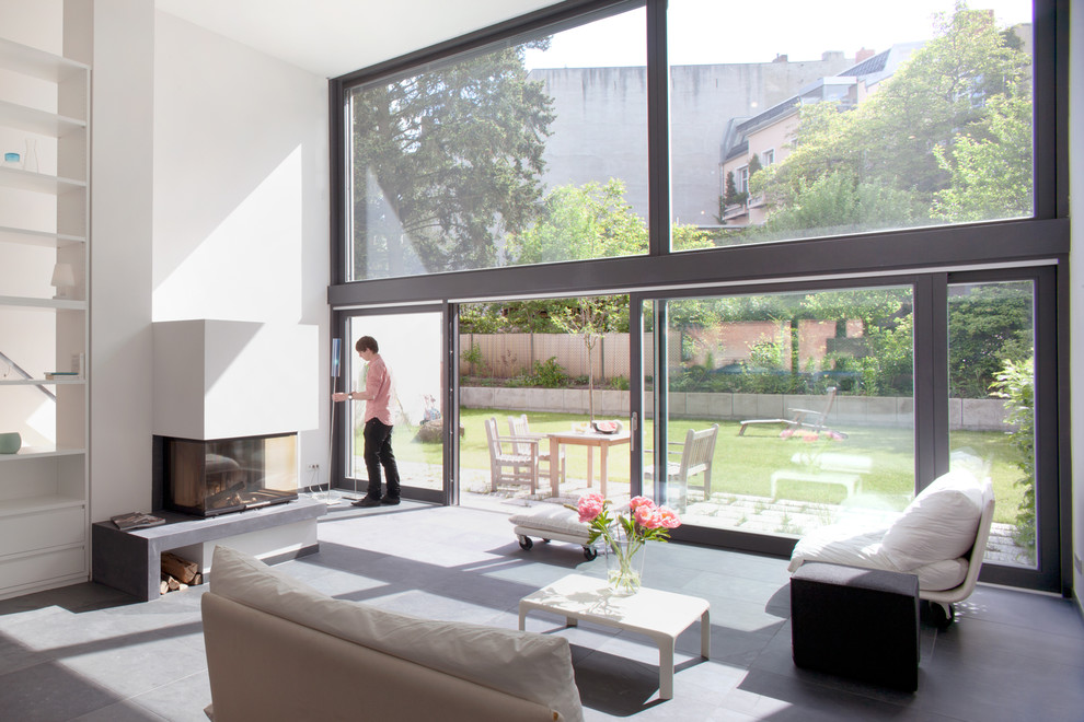 Contemporary living room in Berlin.