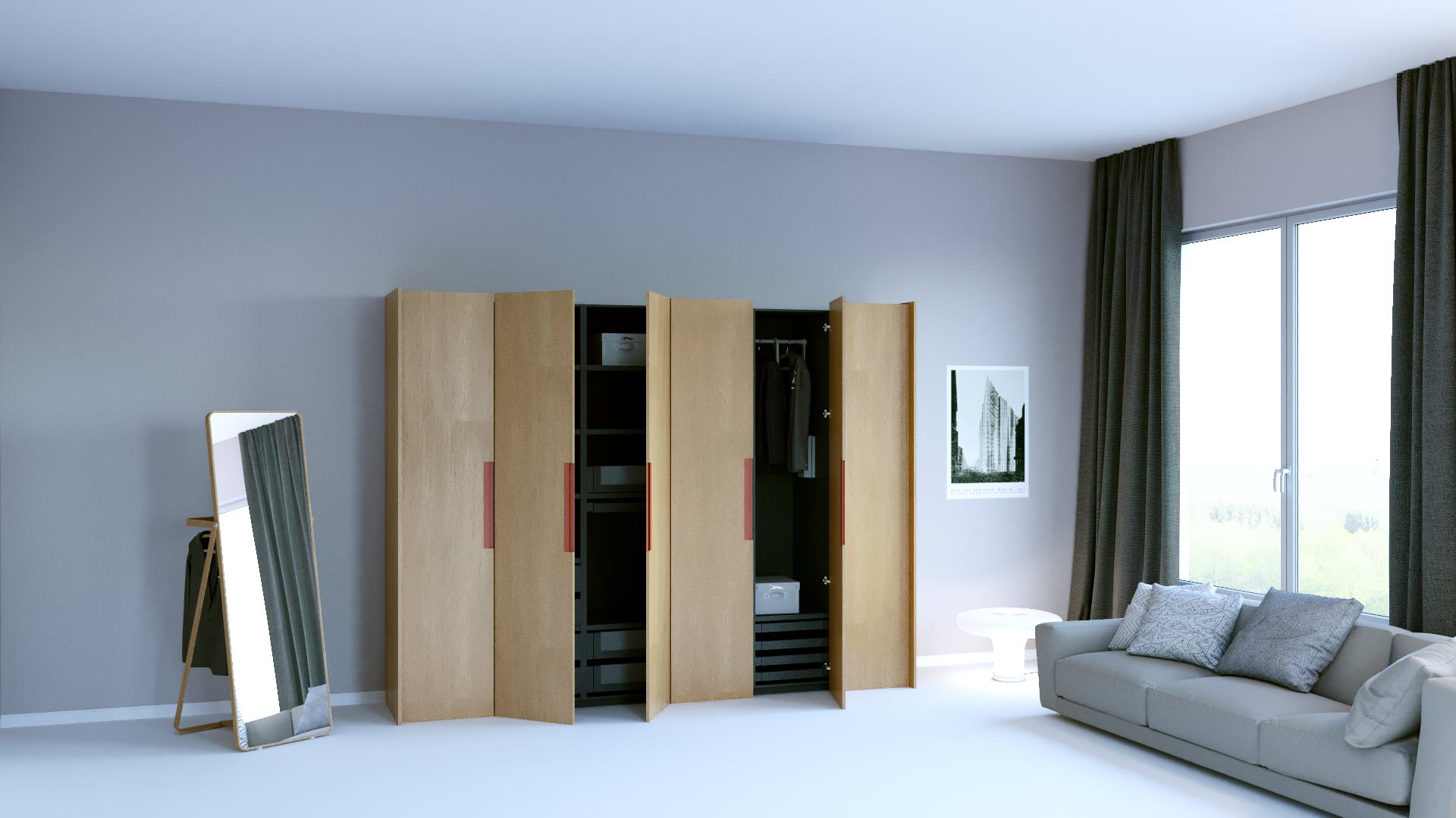 Der Kleiderschrank im skandinavischen Design - Scandinavian - Living Room -  Berlin - by MYCS - Individuelle Möbel | Houzz