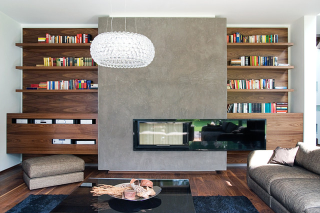 Designdiele Nussbaum geölt - Modern - Wohnzimmer - Leipzig - von