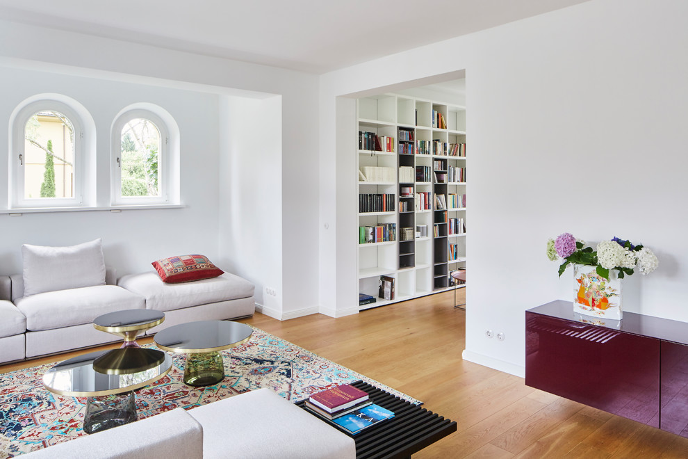 Photo of a contemporary living room in Cologne.