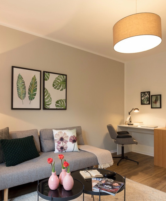 Einrichten einer 2 Zimmer Wohnung - Modern - Wohnzimmer - Frankfurt am Main  - von Dekoart Home Staging | Houzz