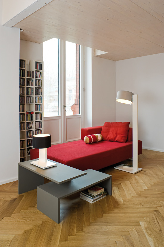 Inspiration for a contemporary living room in Berlin.