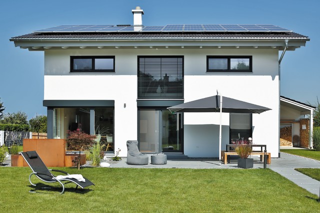 Haus Bruckmühl - Regnauer Hausbau - Minimalistisch - Wohnbereich