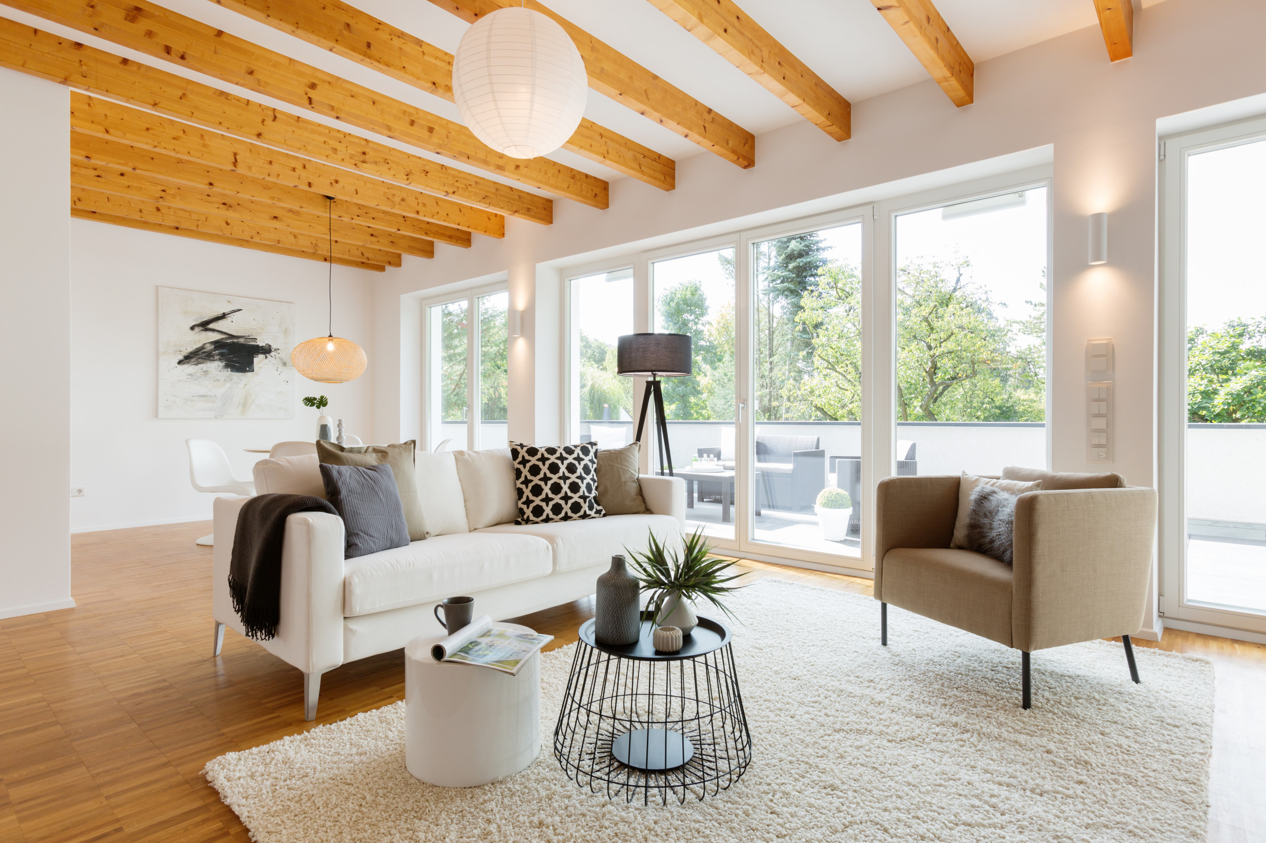 75 Skandinavische Wohnzimmer Ideen Bilder September 2021 Houzz De