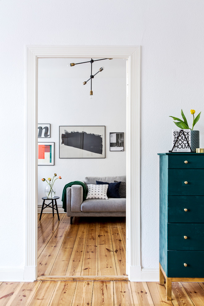 Inspiration for a scandi living room in Berlin.