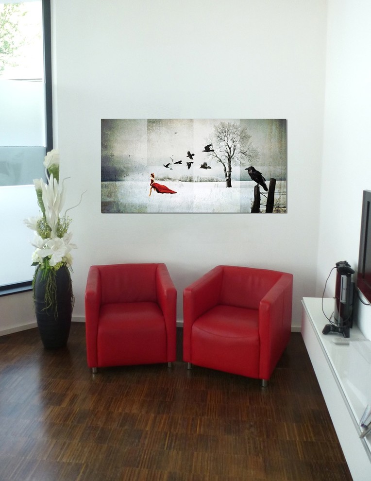 Contemporary living room in Frankfurt.