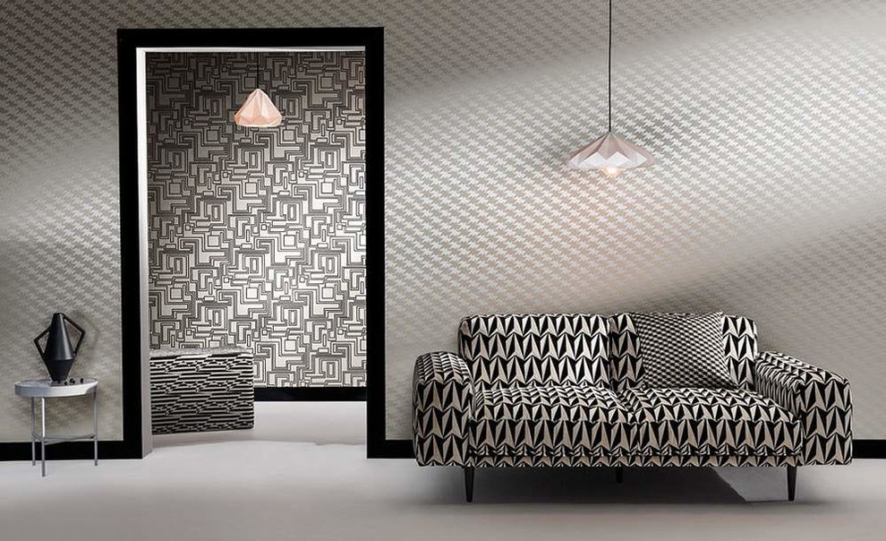 Living room - huge contemporary formal living room idea in Frankfurt