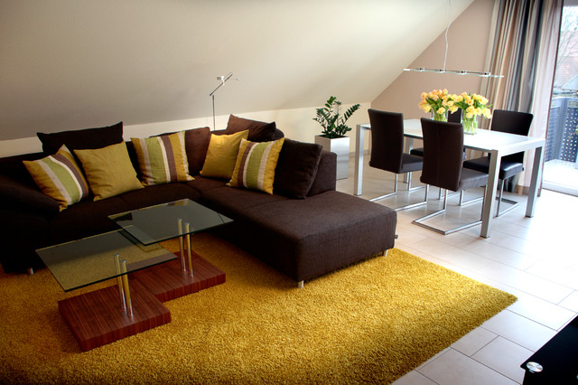 Moderne Dachgeschosswohnung - Modern - Wohnbereich - Hannover | Houzz