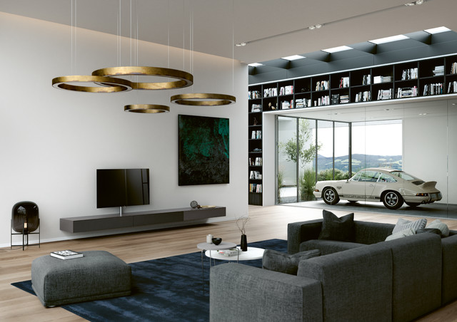 Modernes Design für Ihr Wohnzimmer - TV-Möbel "Ameno" - Contemporary -  Living Room - Frankfurt - by Smart Home Klang & Bild | Houzz
