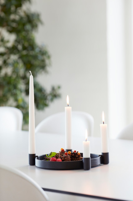 Schale mit Kerzenhalter LUNA von applicata - Skandinavisch - Wohnbereich -  Sonstige - von HolzDesignPur | Houzz