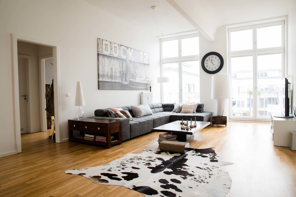 Inspiration for a scandinavian living room in Berlin.