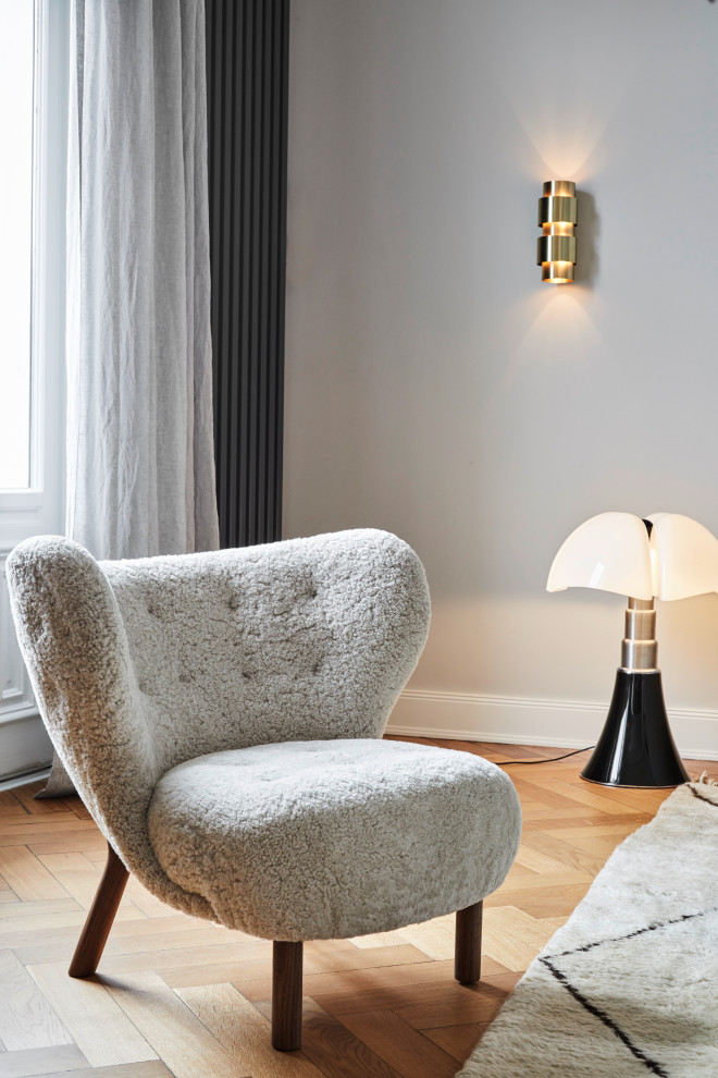 Inspiration for a living room remodel in Hamburg