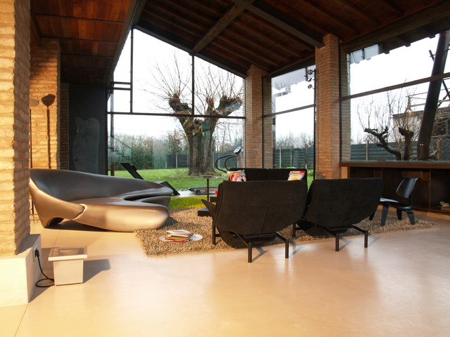 Venezianischer Steinboden Modern Wohnzimmer Berlin Von Tardigrade Design