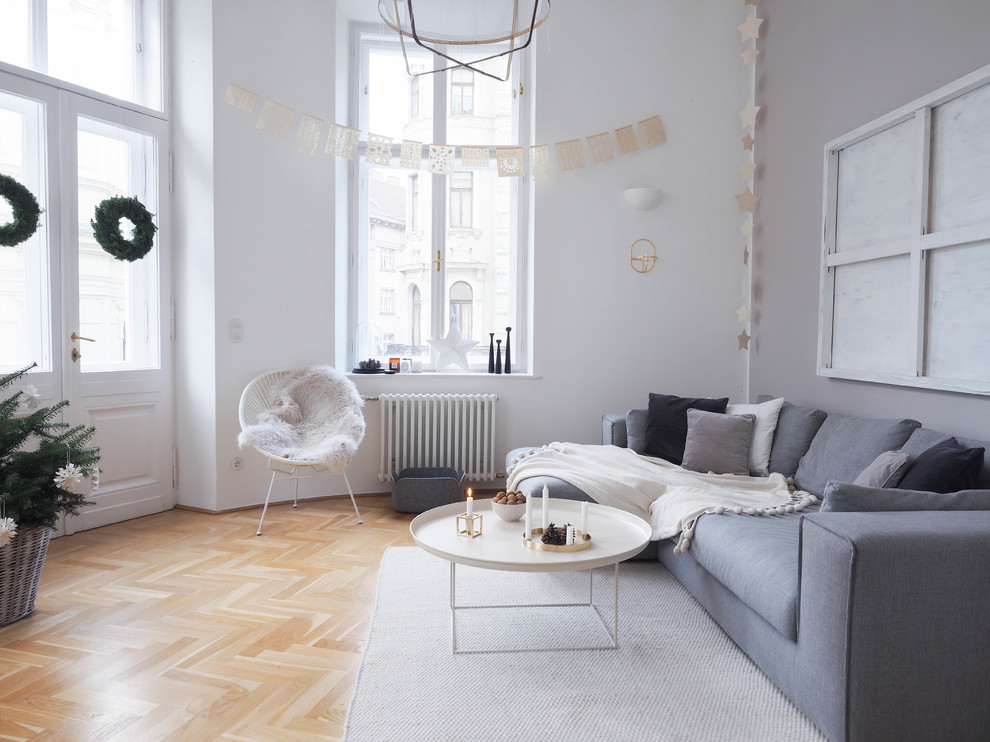 Photo of a scandinavian living room in Other.