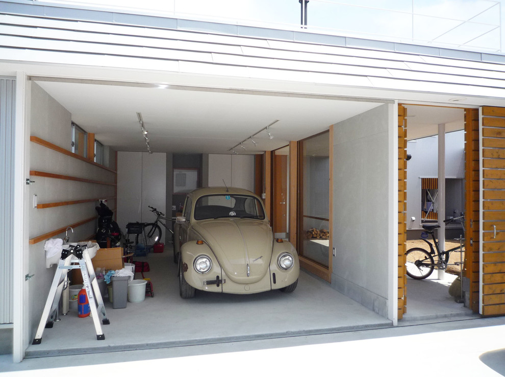 Beetle House - Contemporary - Garage - Other - by KAZ建築研究室 | Houzz