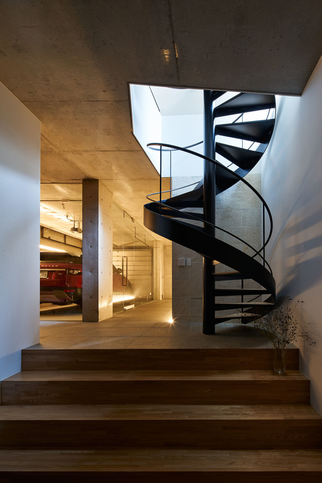 Imagen de escalera moderna grande