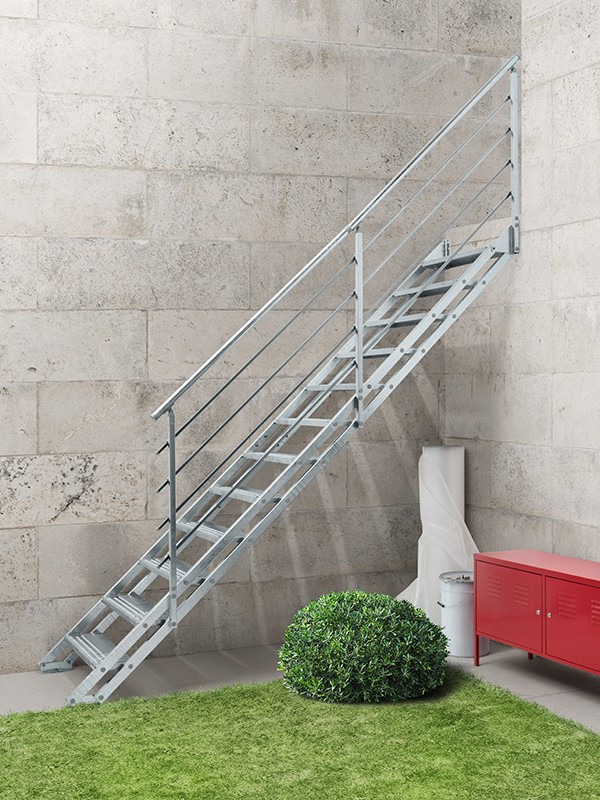 Свежая идея для дизайна: лестница среднего размера в стиле лофт - отличное фото интерьера