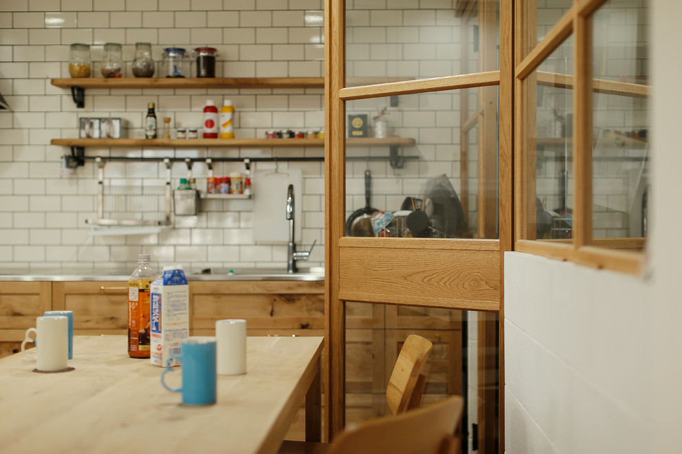 Inspiration for a 1950s kitchen remodel in Other