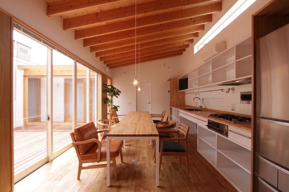 Inspiration for a world-inspired kitchen in Tokyo.