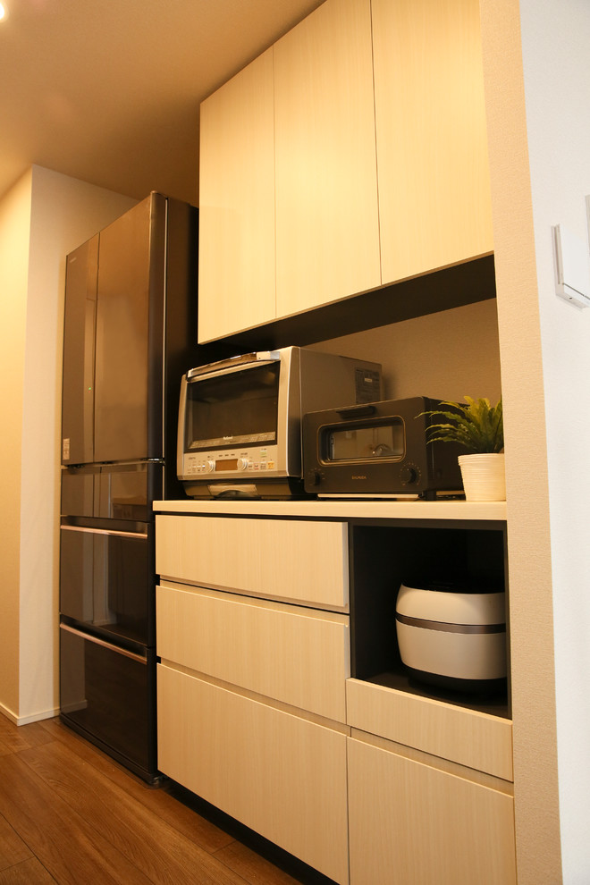 東京23区にある北欧スタイルのおしゃれなキッチンの写真