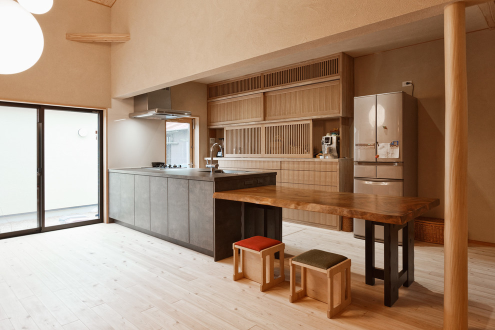 World-inspired kitchen in Tokyo.
