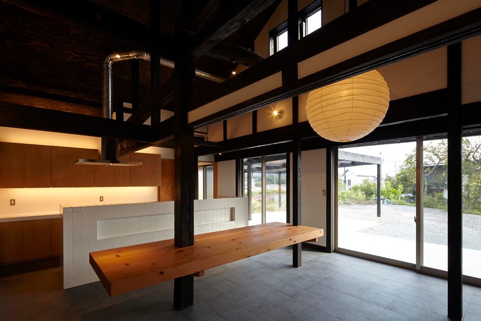 Photo of a world-inspired kitchen in Osaka.
