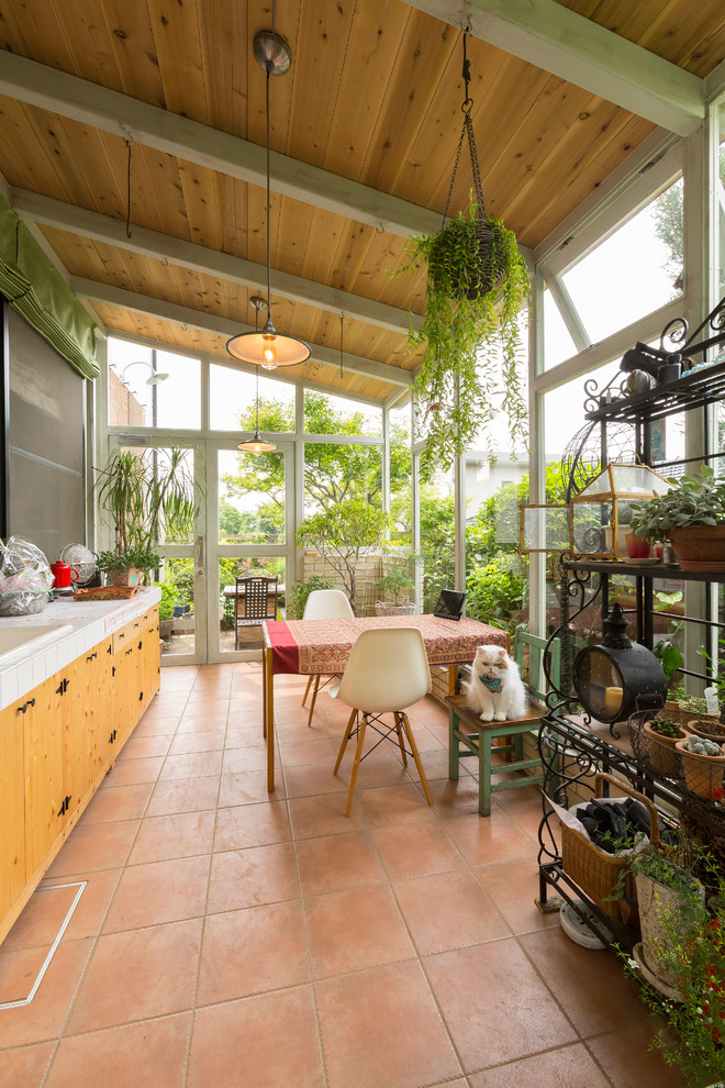 Rustic conservatory in Other.