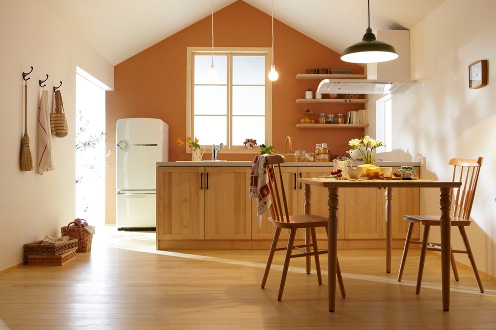 Exemple d'une salle à manger scandinave.