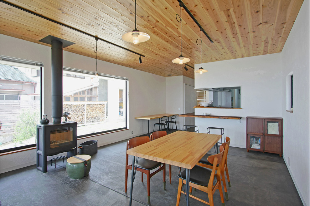 Contemporary dining room in Other.