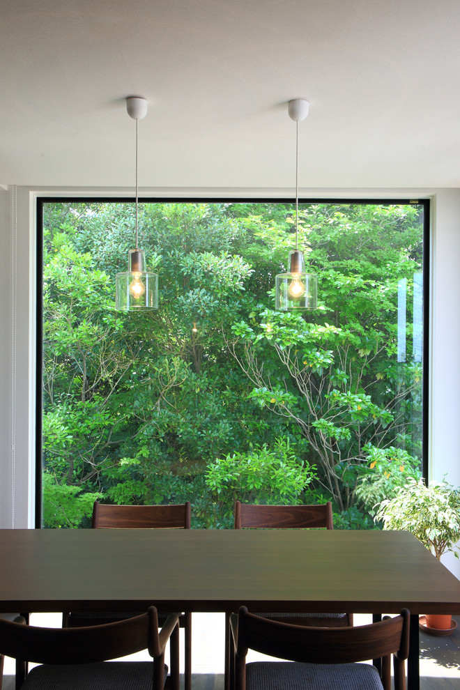 Photo of a modern dining room in Nagoya.